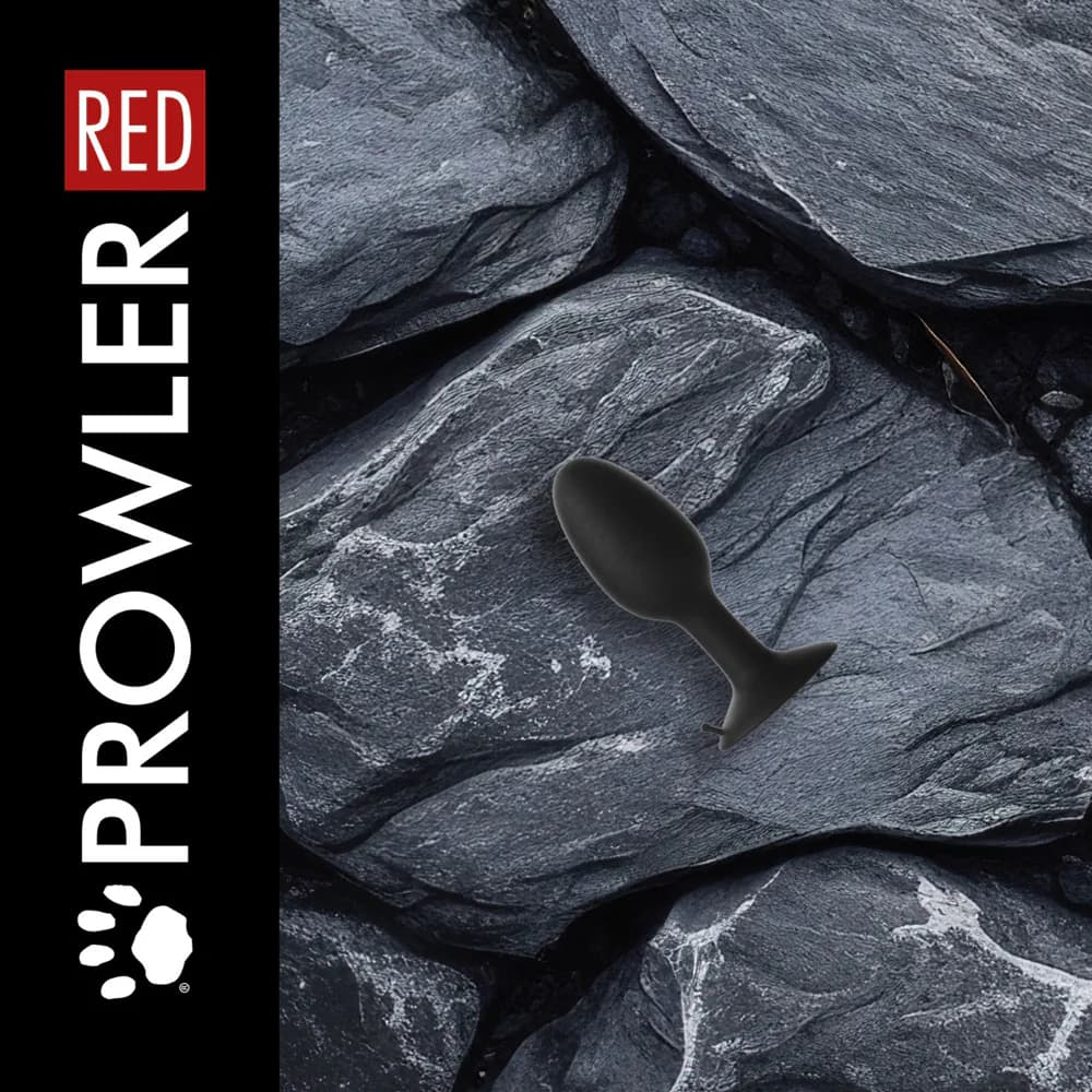 Prowler RED Weighted Butt Plug Black Small thumbnail 4