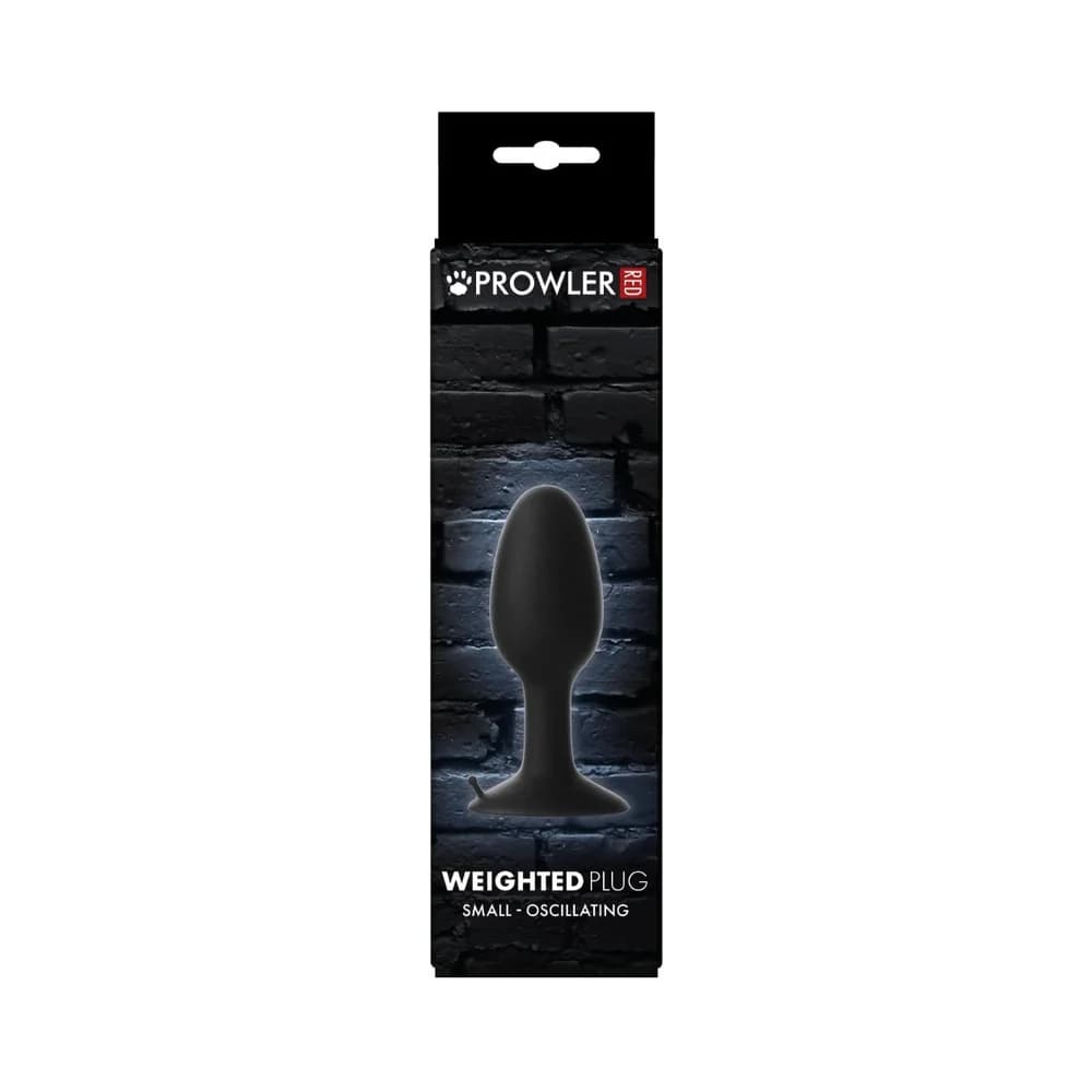 Prowler RED Weighted Butt Plug Black Small thumbnail 5