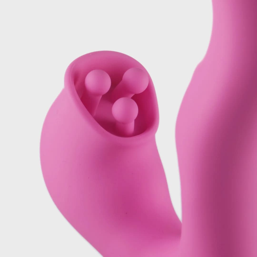 FemmeFunn Pallina Triple Action Thumping Rabbit Vibrator Dark Green thumbnail 2