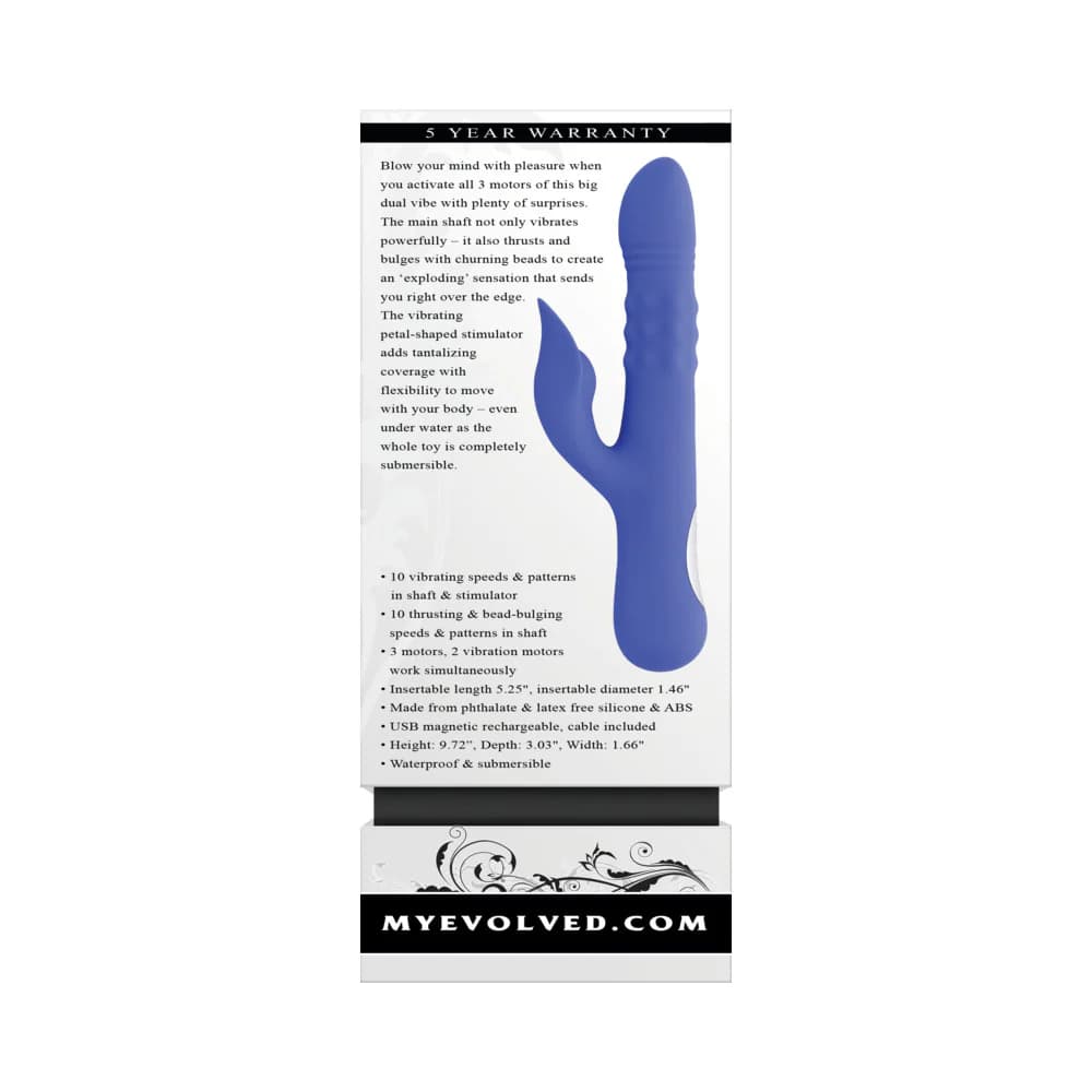 Evolved Pop Goes The O Dual Stimulator Blue thumbnail 10