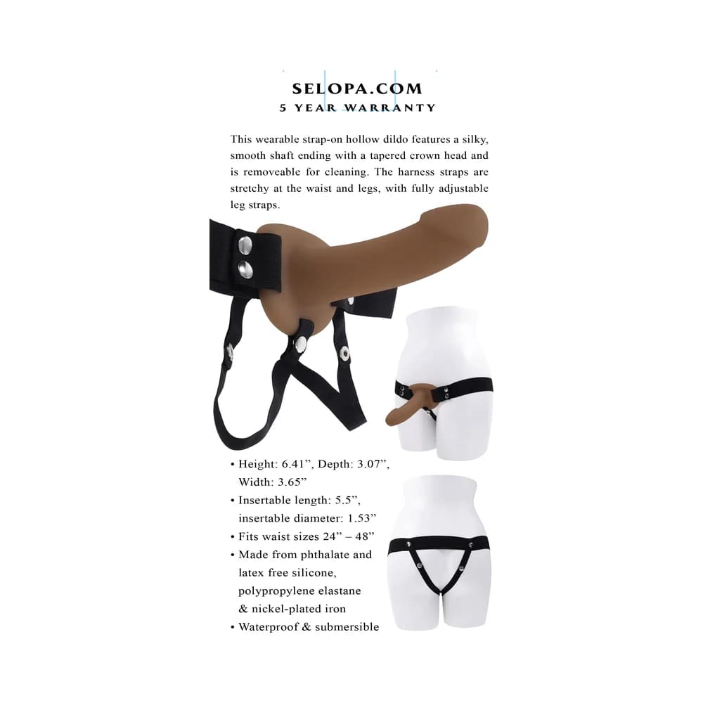Selopa Our First Hollow Strap-On Dark thumbnail 9