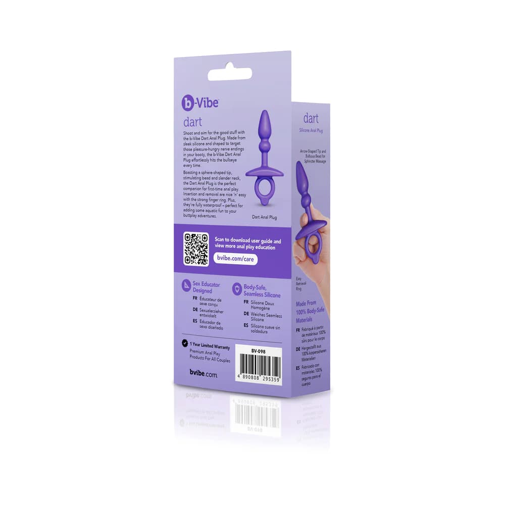 b-Vibe Butties Dart Silicone Anal Plug thumbnail 8