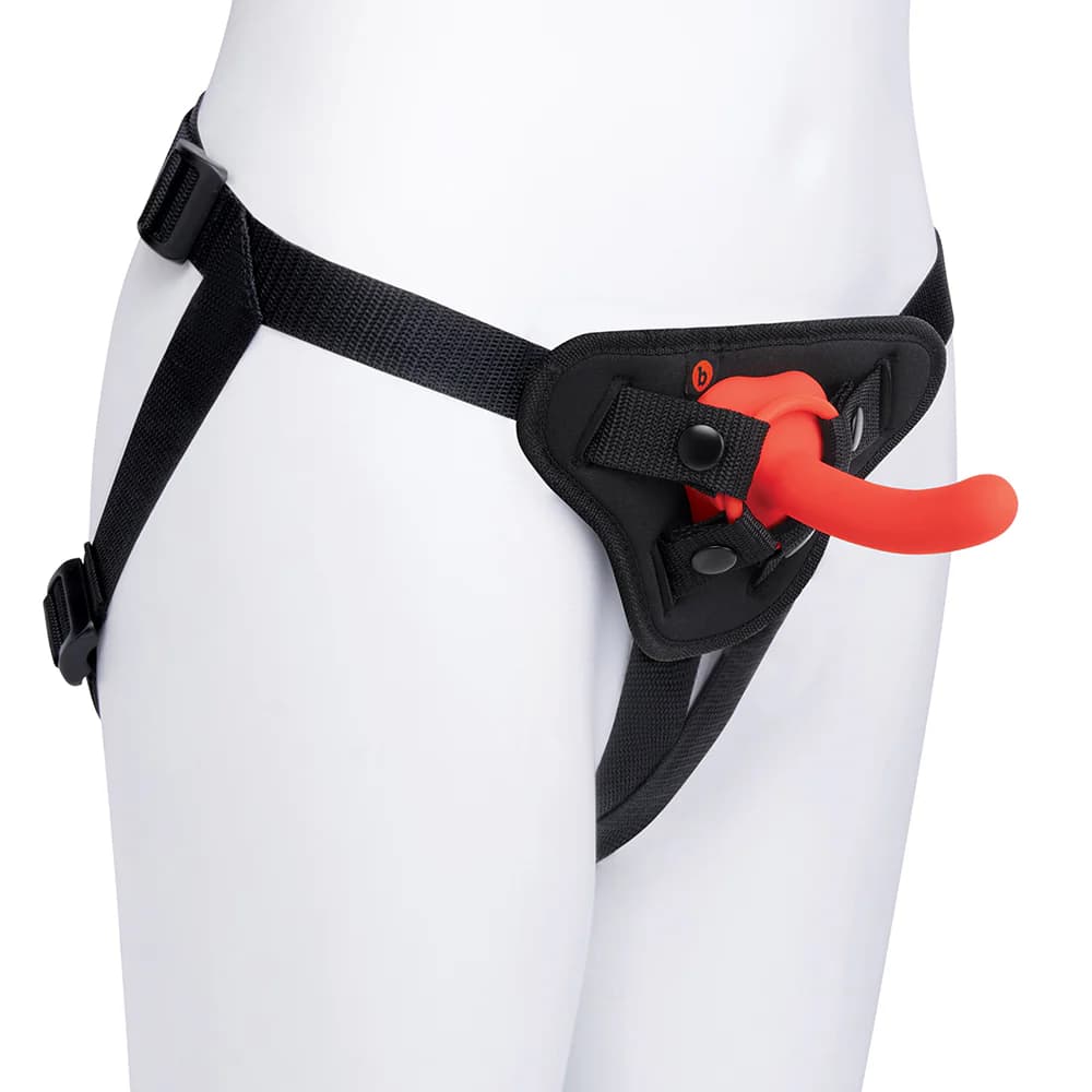 b-Vibe Beginners Strap-On Harness Set with 5 in. Silicone Dildo Peg thumbnail 8