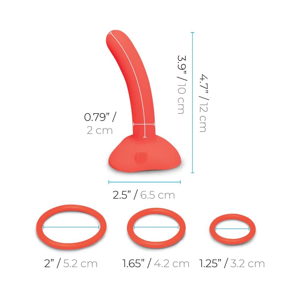 b-Vibe Beginners Strap-On Harness Set with 5 in. Silicone Dildo Peg thumbnail 10