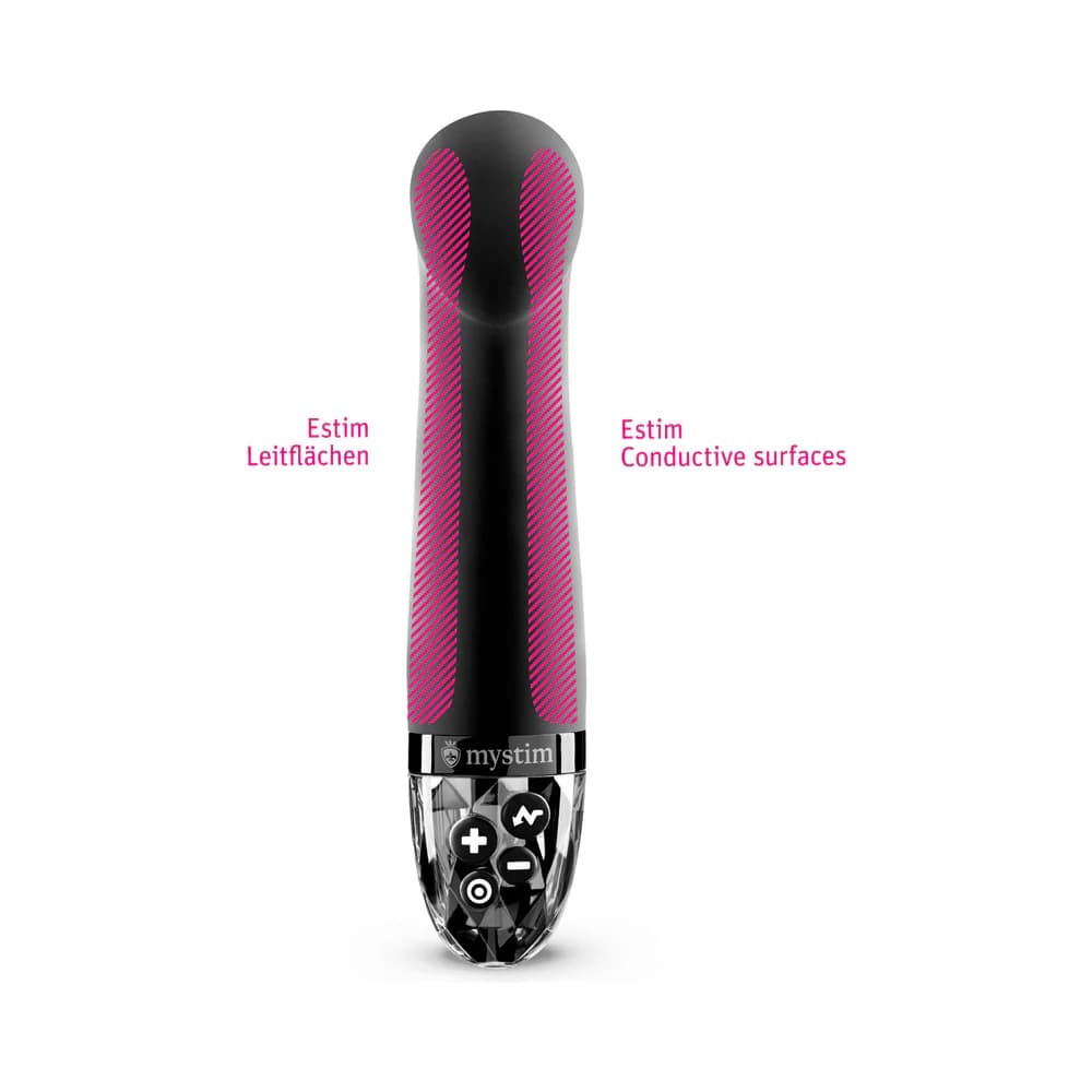 Mystim Right on Ron E-Stim Vibrator Black thumbnail 5