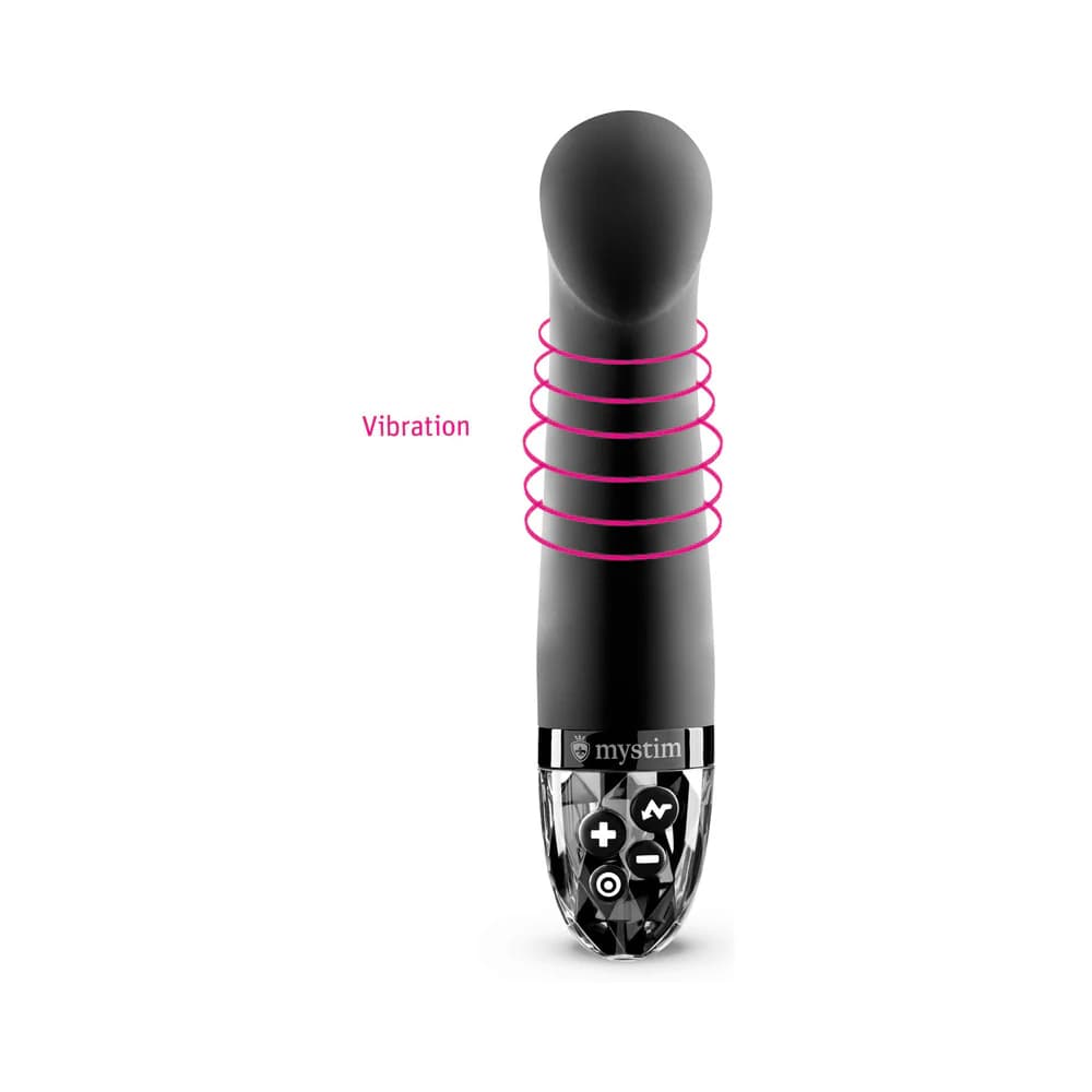 Mystim Right on Ron E-Stim Vibrator Black thumbnail 6