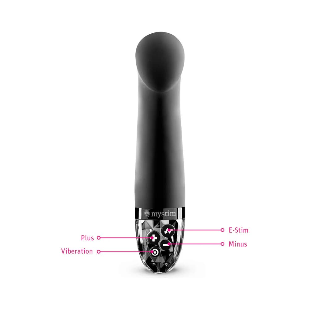 Mystim Right on Ron E-Stim Vibrator Black thumbnail 8