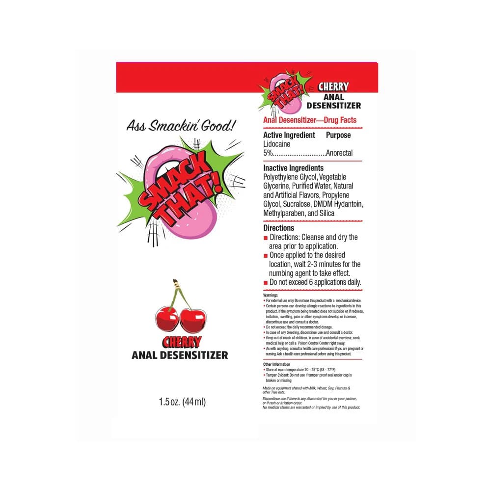 Smack That Anal Desensitizer Cherry 1.5 oz. thumbnail 4