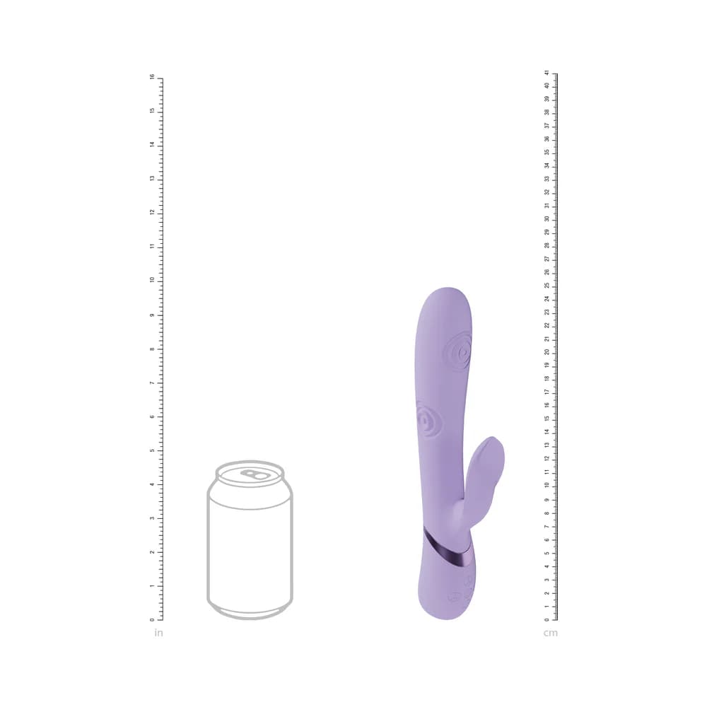 VIVE Fronda Rechargeable G-Spot and Tapping Leaf Clit Stimulator Lavender thumbnail 5