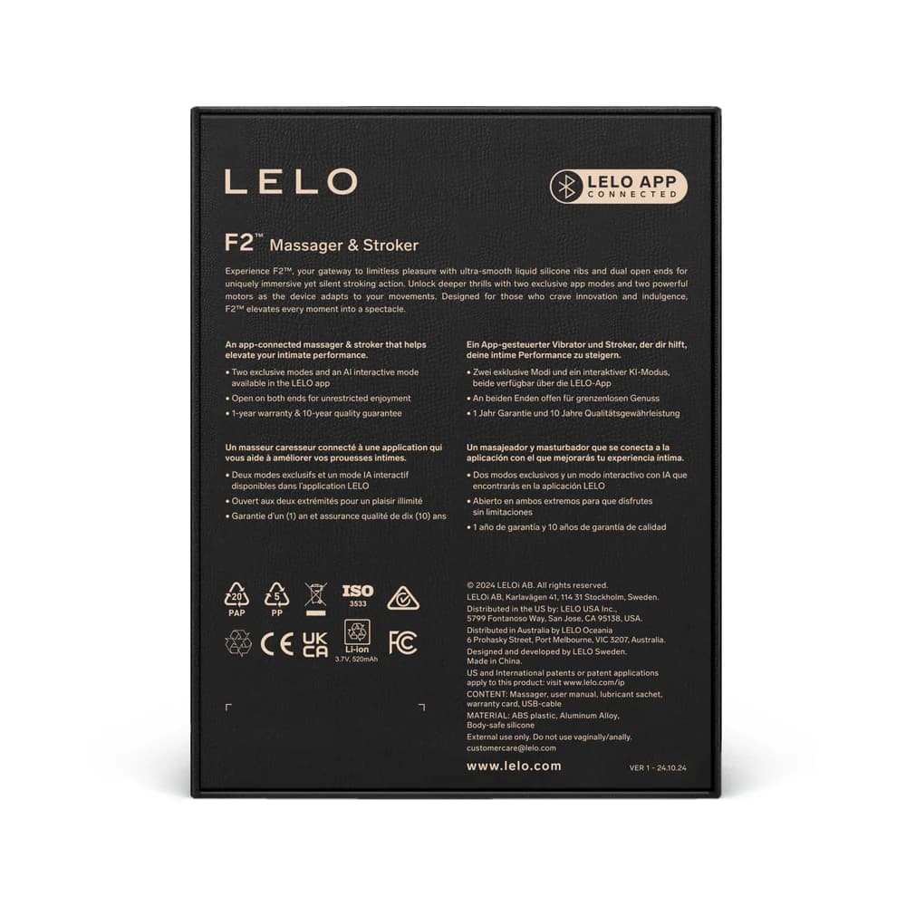 LELO F2S Massager & Stroker Teal thumbnail 4
