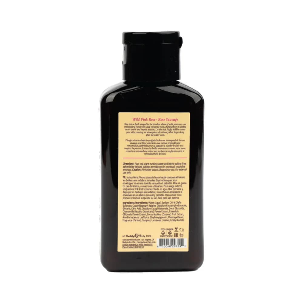 Earthly Body At Night Aphrodisiac Bubble Bath Wild Pink Rose 2 oz. thumbnail 2