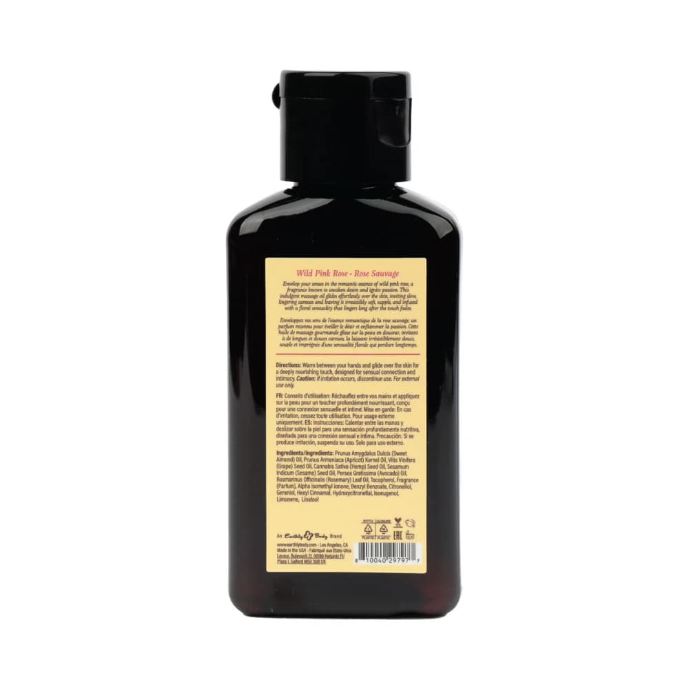 Earthly Body At Night Aphrodisiac Massage Oil Wild Pink Rose 2 oz. thumbnail 2