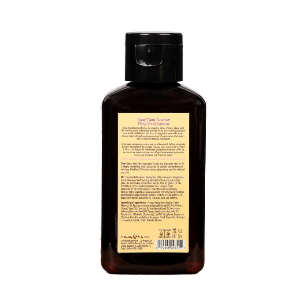 Earthly Body At Night Aphrodisiac Massage Oil Ylang Ylang Lavender 2 oz. thumbnail 2