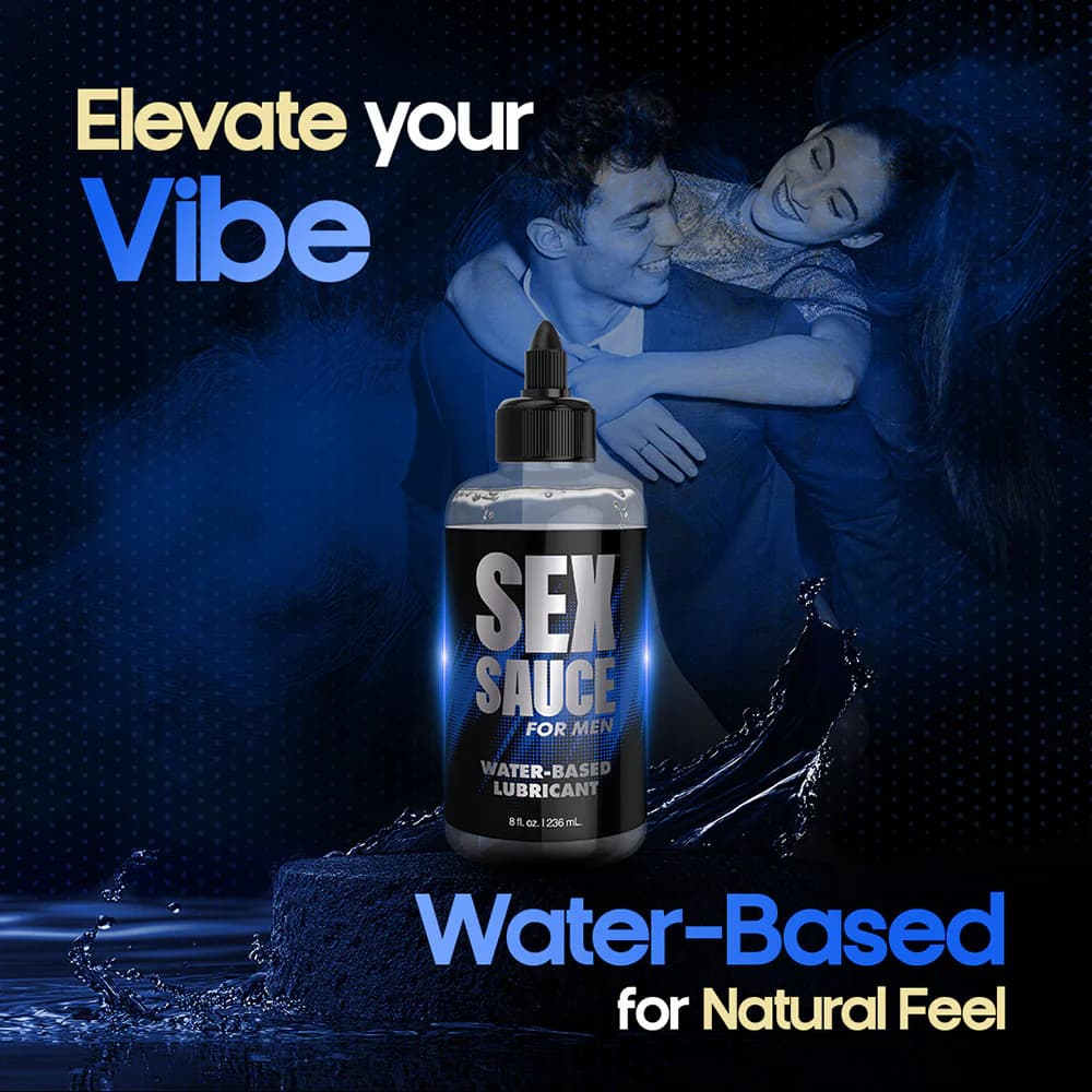 Naughty Jane's Sex Sauce for Men Water-Based Lubricant 8 oz. thumbnail 4