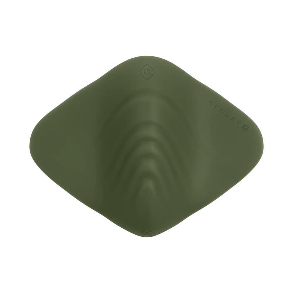 Gender X Pleasure Pad Rechargeable Grinding Pad & Stroker Silicone Green thumbnail 2