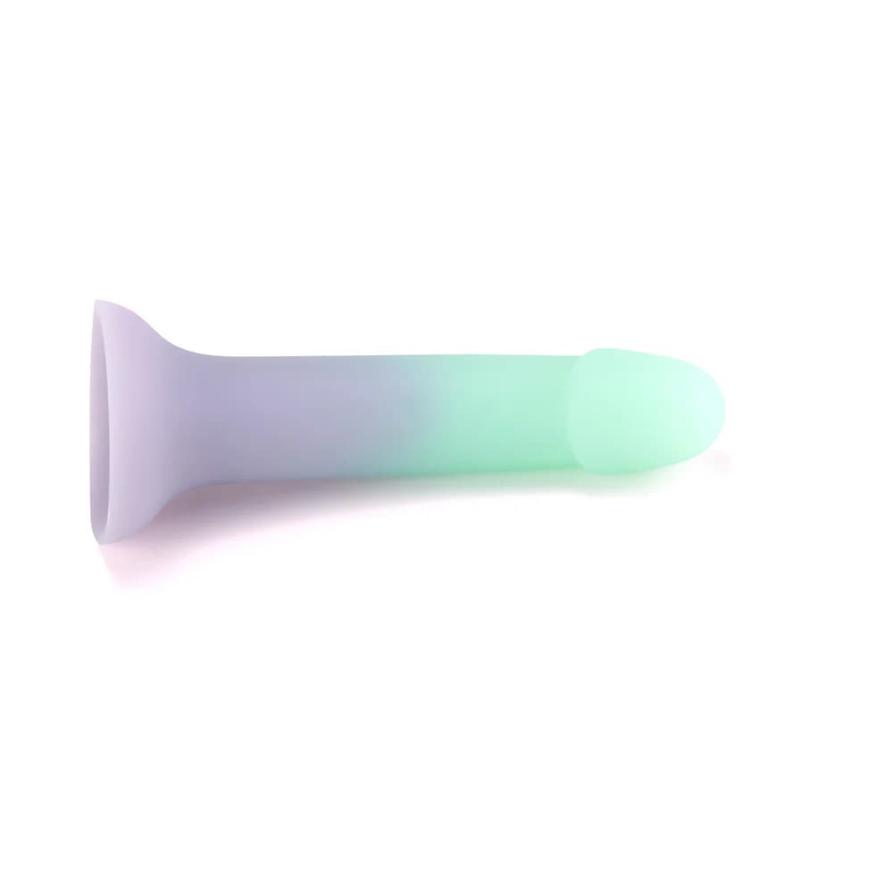 Adam & Eve Ombre Curve Liquid Silicone Dildo thumbnail 5