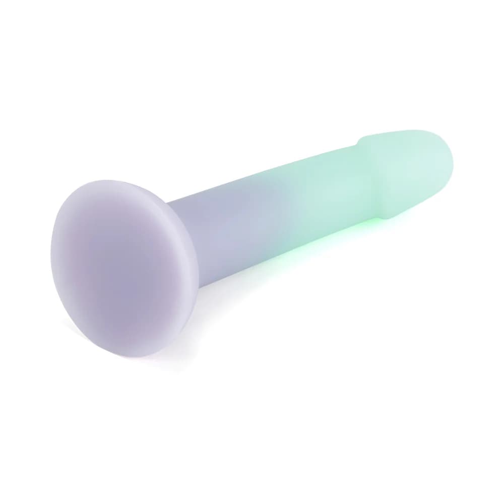 Adam & Eve Ombre Curve Liquid Silicone Dildo thumbnail 6