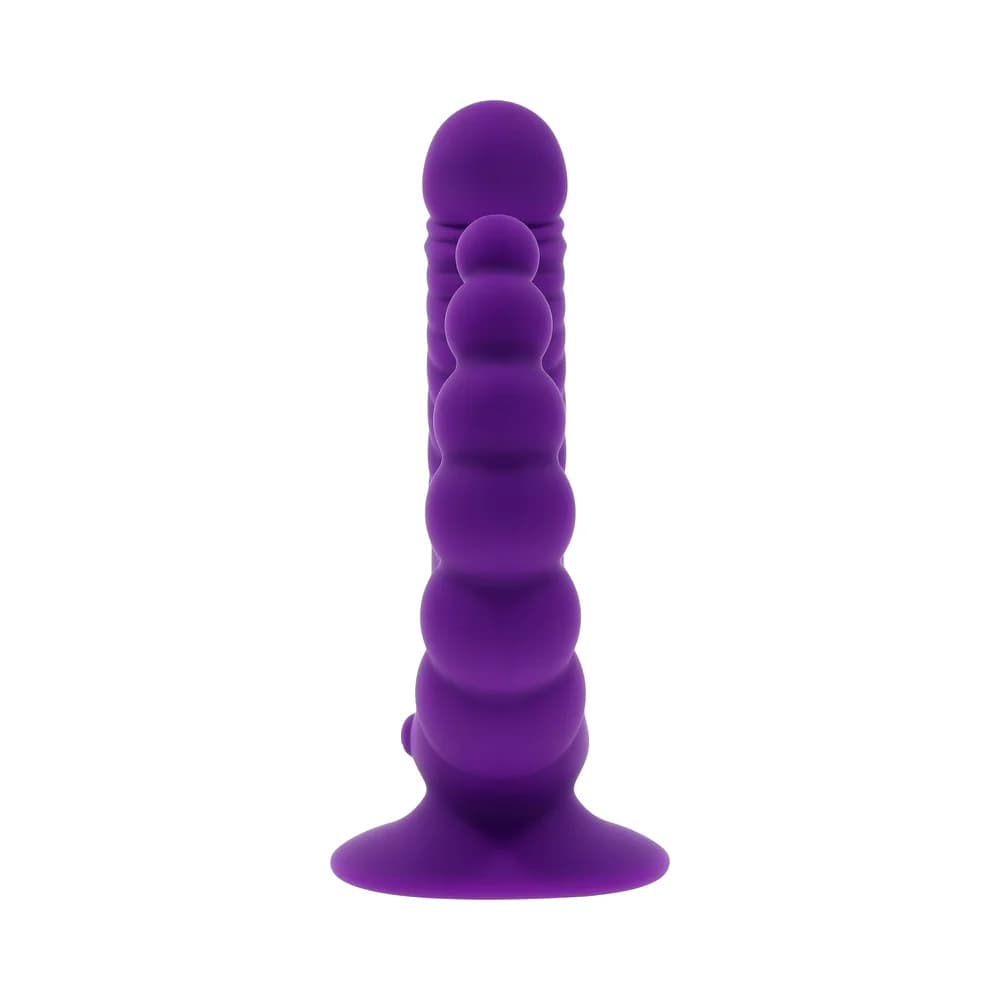 Evolved The Rider Rechargeable Double Vibrator Silicone Purple thumbnail 5