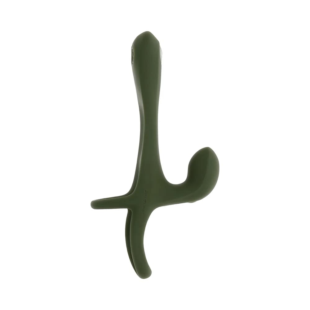 Zero Tolerance Strap Tap & Go Rechargeable Vibrating Girth Enhancer Silicone Green thumbnail 2