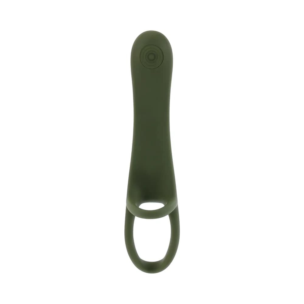 Zero Tolerance Strap Tap & Go Rechargeable Vibrating Girth Enhancer Silicone Green thumbnail 5