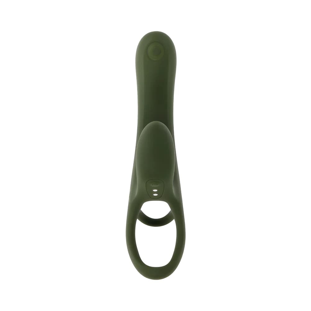Zero Tolerance Strap Tap & Go Rechargeable Vibrating Girth Enhancer Silicone Green thumbnail 7