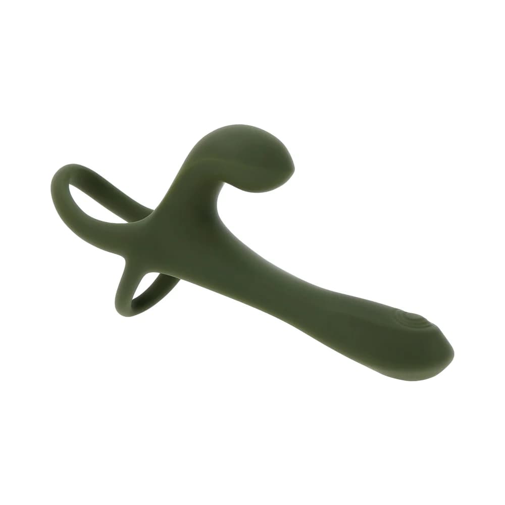 Zero Tolerance Strap Tap & Go Rechargeable Vibrating Girth Enhancer Silicone Green thumbnail 8