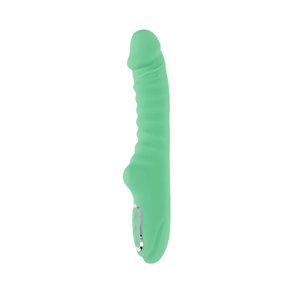Evolved Full Throttle Rechargeable Warming Vibrator Silicone Mint Green thumbnail 5