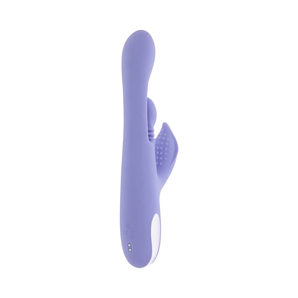 Playboy Nubbin Rubbin Rechargeable Dual Stimulator Vibe Silicone Purple thumbnail 7