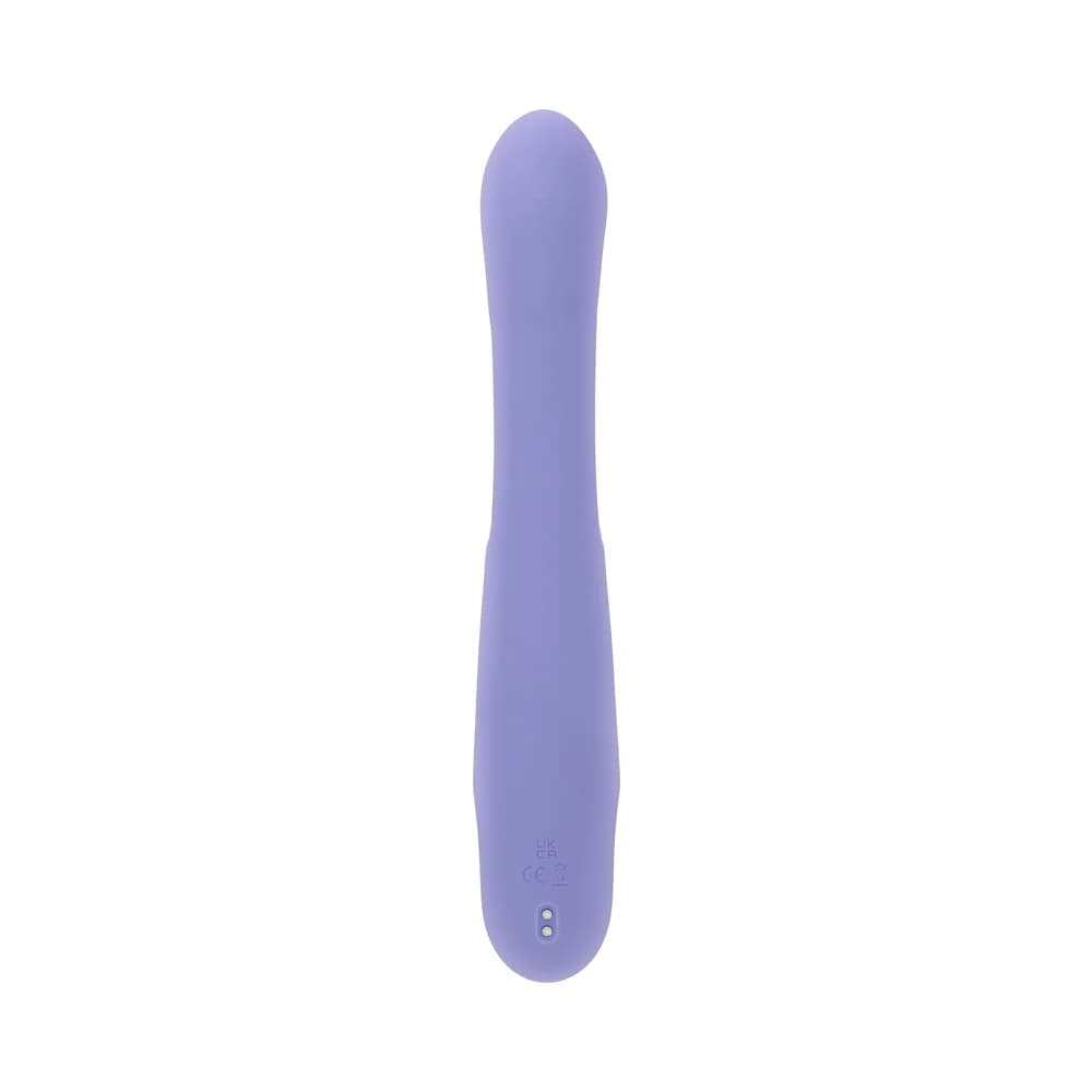 Playboy Nubbin Rubbin Rechargeable Dual Stimulator Vibe Silicone Purple thumbnail 9