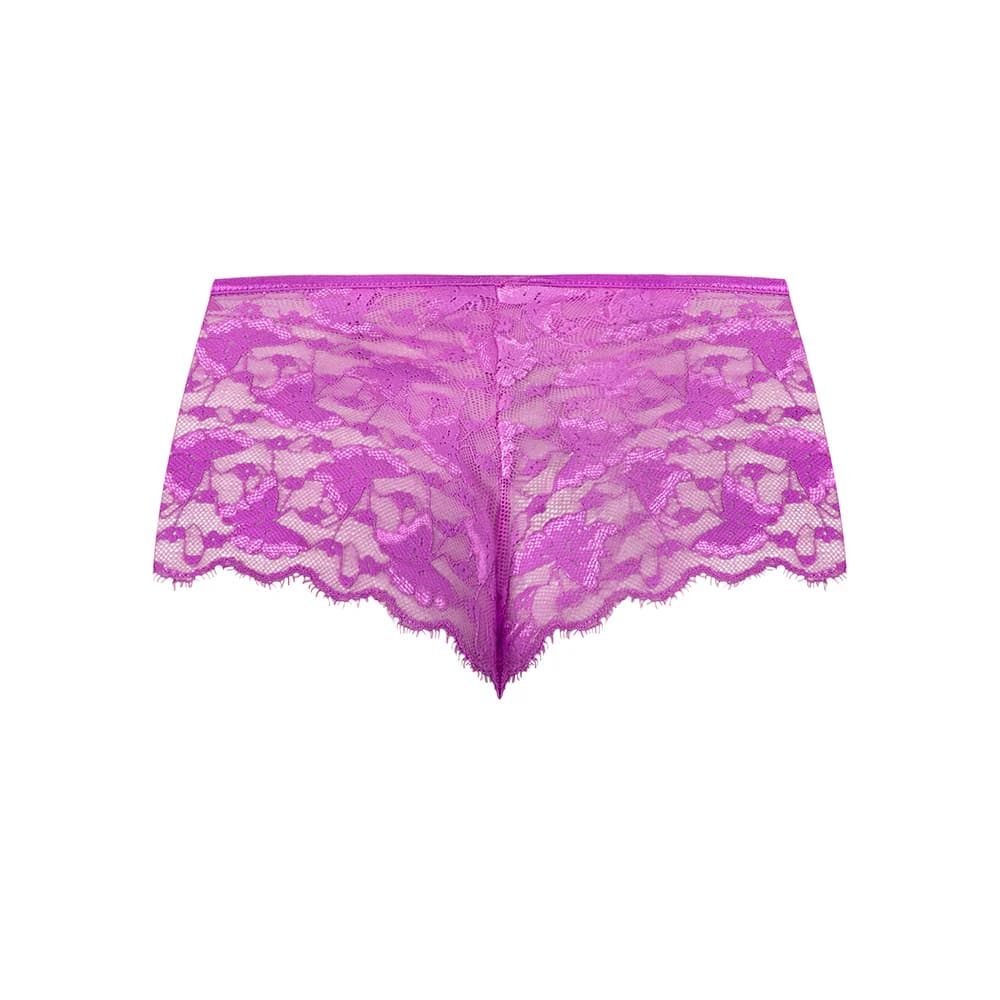 Magic Silk Butterfly Fantasies Boy Short Neon Purple S/M thumbnail 4