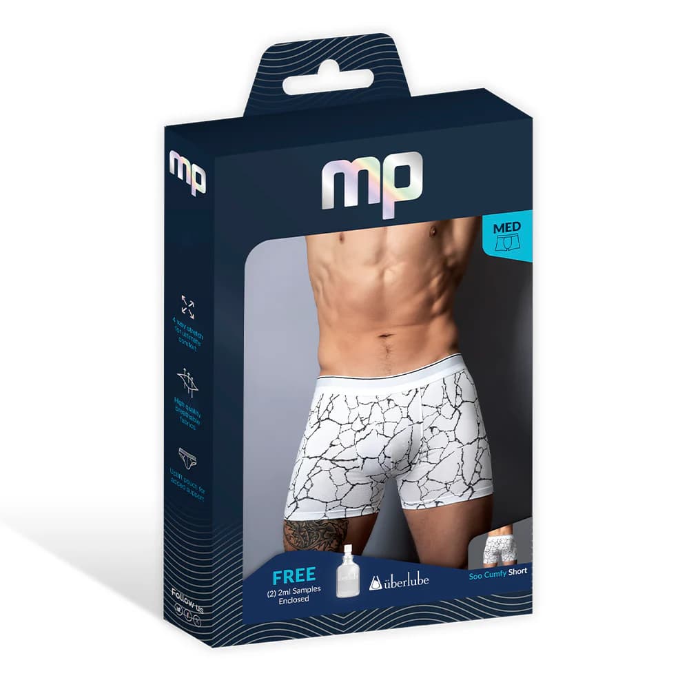 Male Power Soo Cumfy Boxer Brief Black/White L thumbnail 6