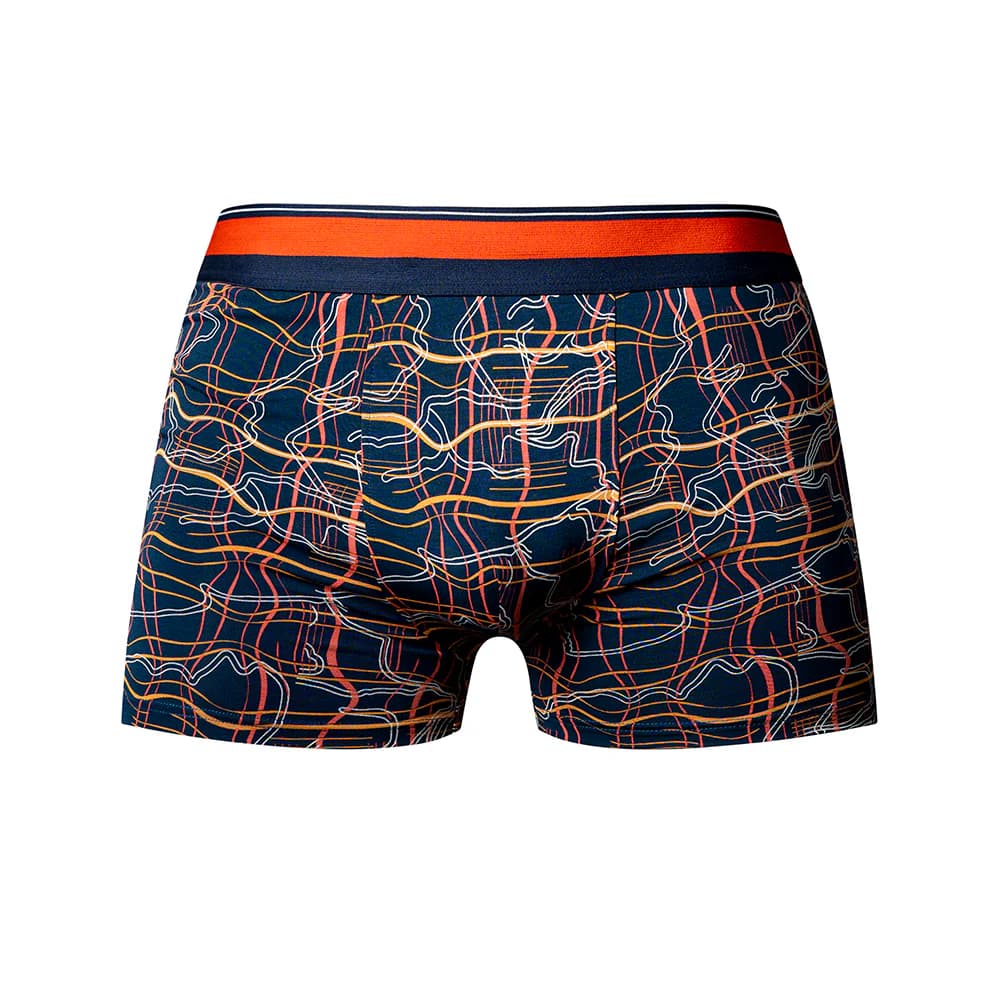 Male Power Soo Cumfy Boxer Brief Navy/Orange M thumbnail 4