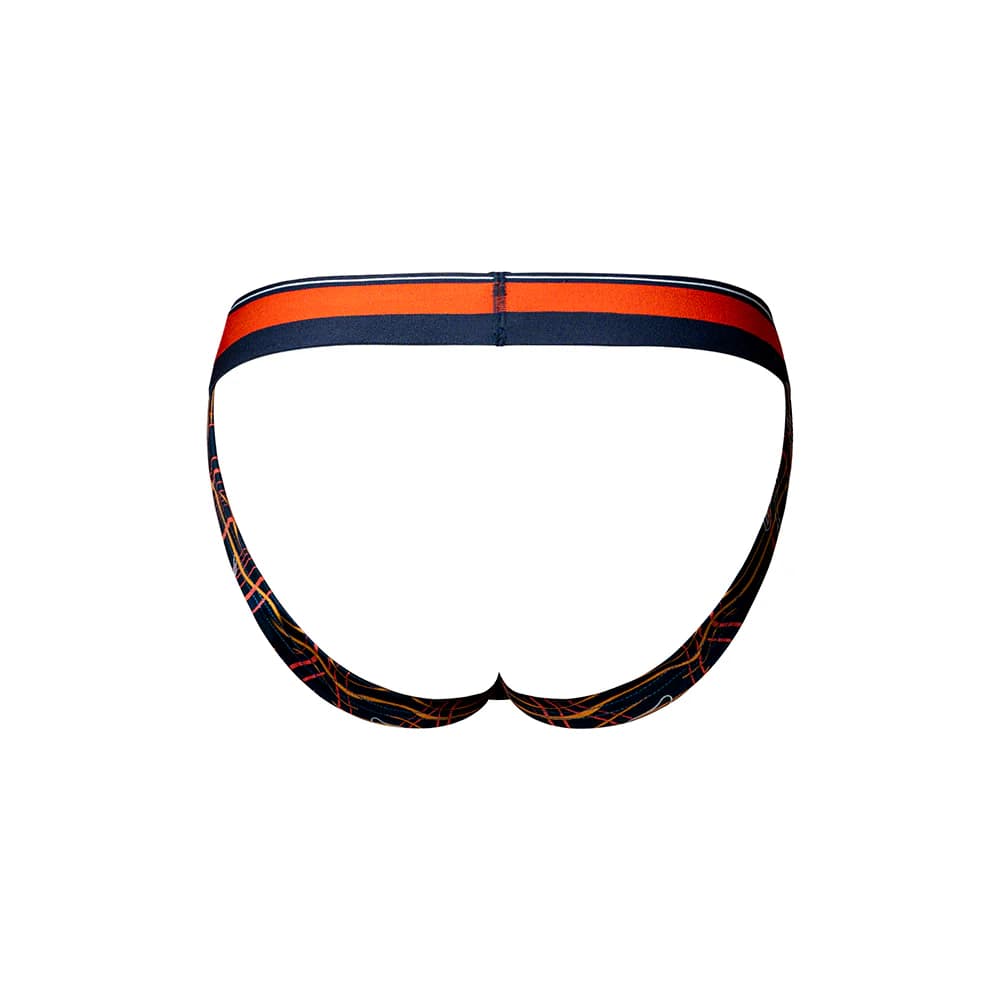 Male Power Soo Cumfy Jock Navy/Orange L/XL thumbnail 5