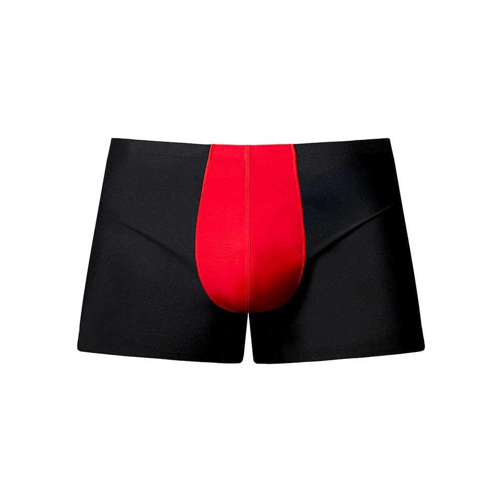 Male Power Hot Mesh Pouch Short Black/Red M thumbnail 4
