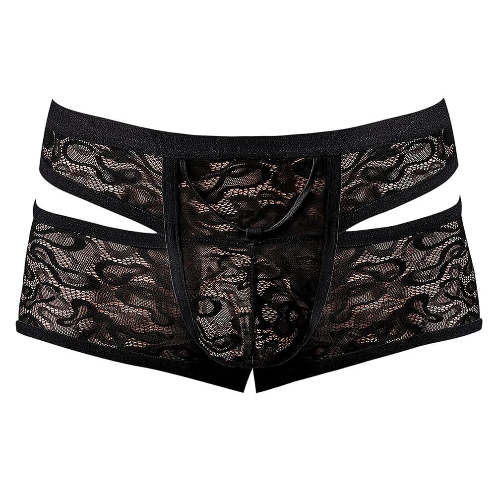 Male Power Lucifer Cutout Short Black XL thumbnail 4