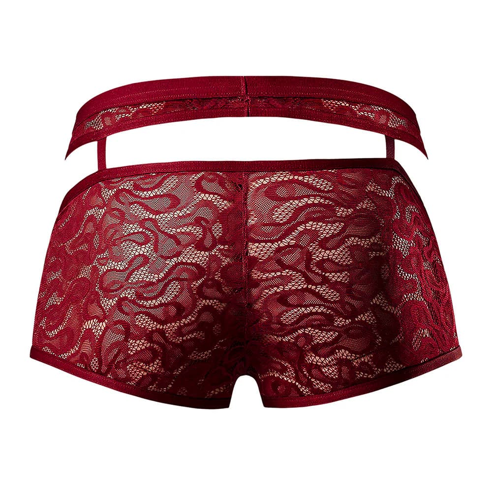Male Power Lucifer Cutout Short Burgundy L thumbnail 5