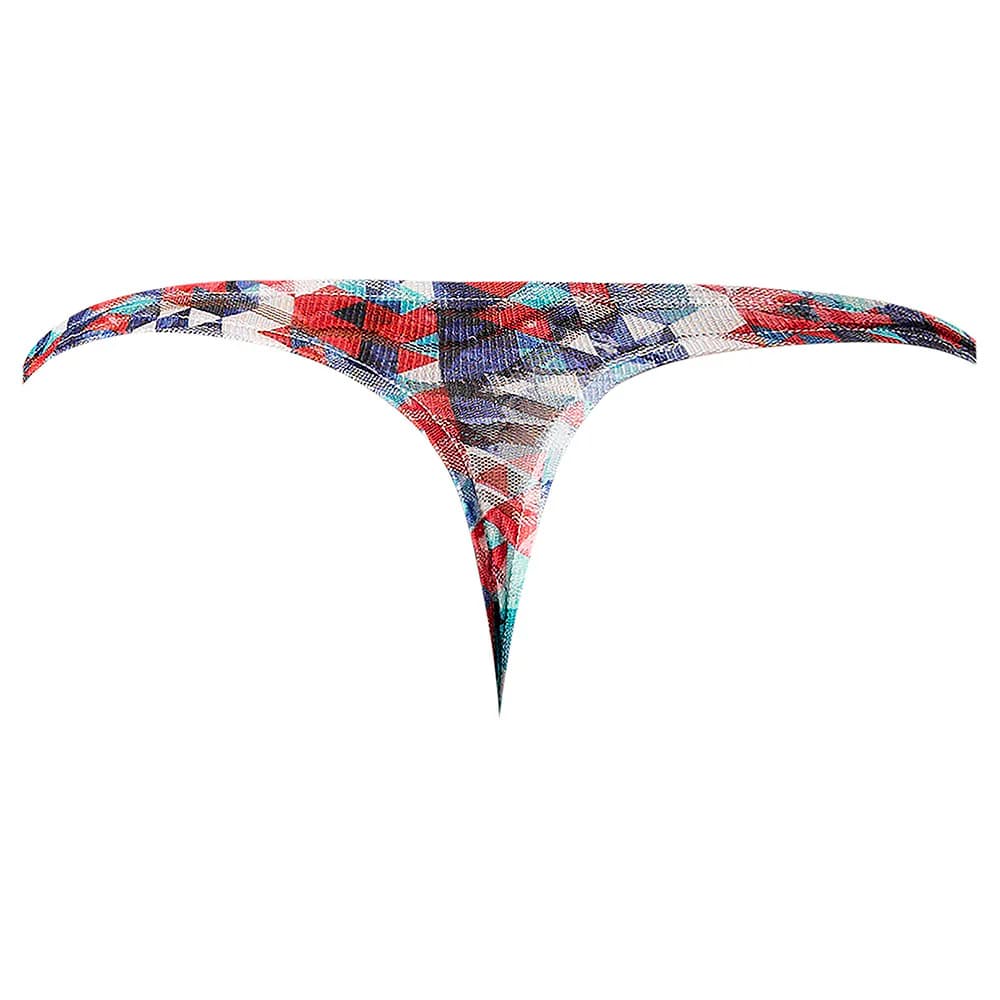 Male Power Your Lace Or Mine Bong Thong Geometric L/XL thumbnail 5