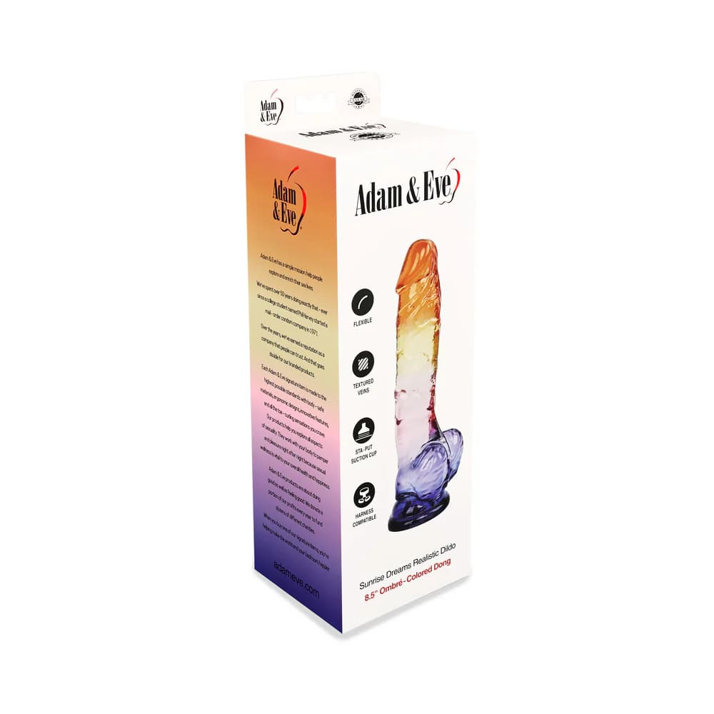 Adam & Eve Sunrise Dreams Realistic Dildo 8.5 in. thumbnail 7
