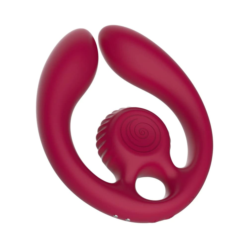 SVibe Snail GIZI Duo Couples Stimulator Burgundy thumbnail 4