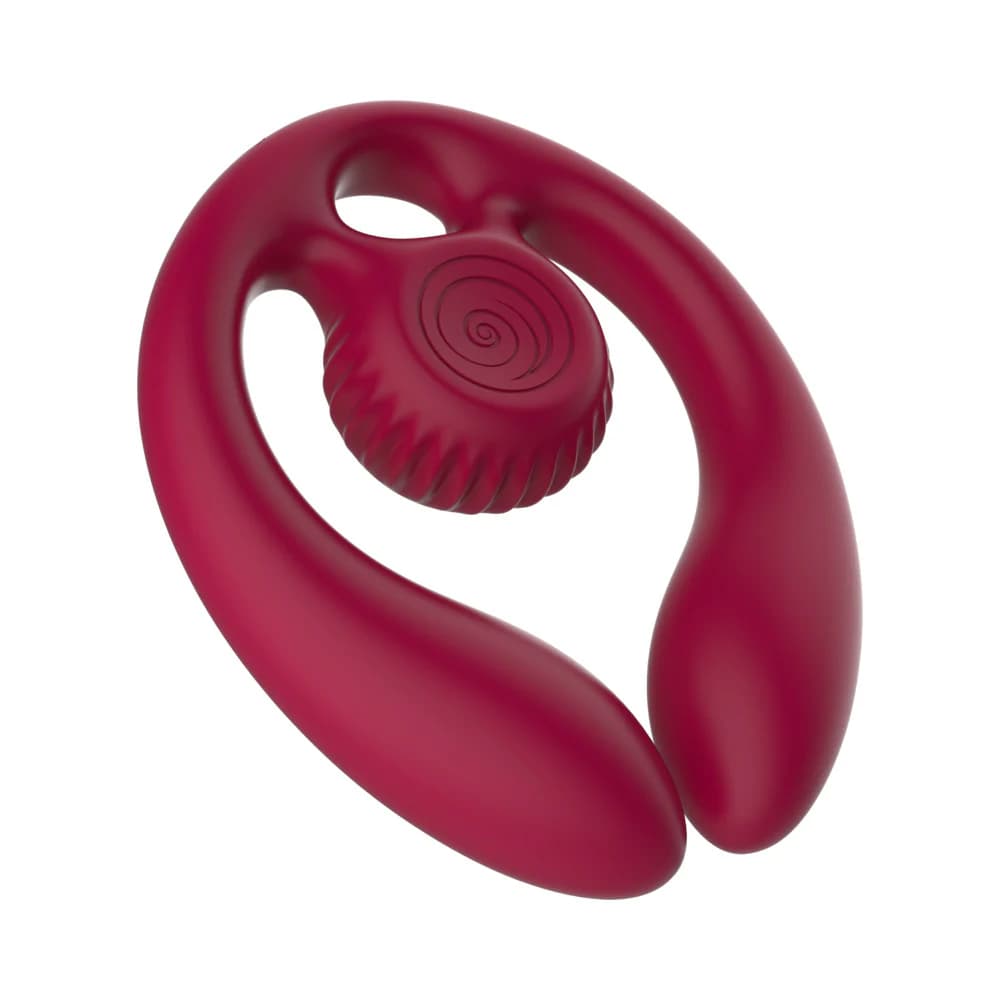 SVibe Snail GIZI Duo Couples Stimulator Burgundy thumbnail 5
