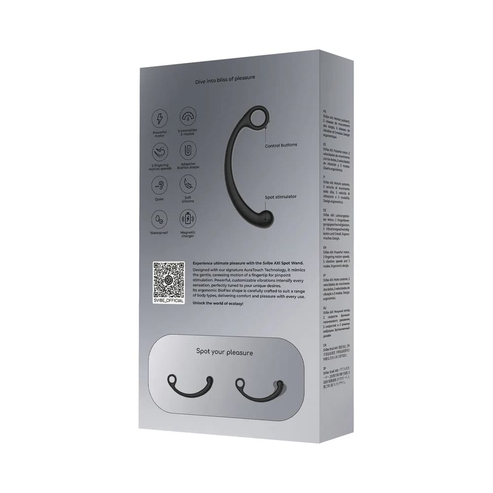 SVibe Snail AXI Spot Wand Granite Noir thumbnail 7