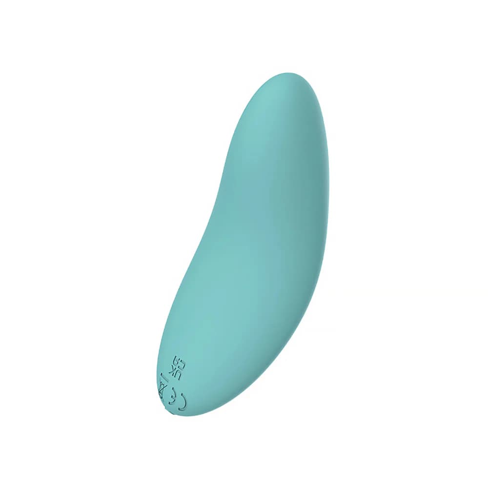 Spectrum Essentials Rechargeable Silicone Compact External Vibrator Blue thumbnail 2