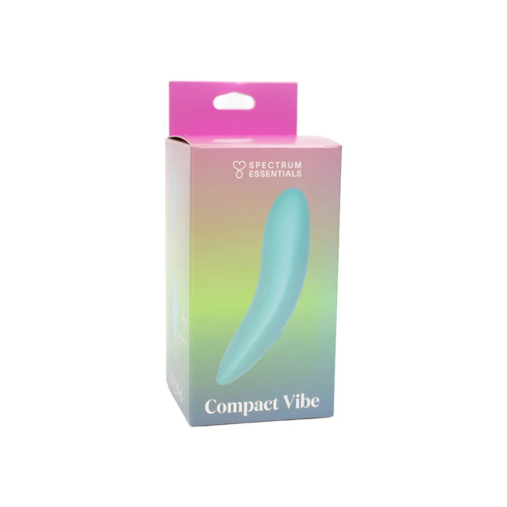 Spectrum Essentials Rechargeable Silicone Compact External Vibrator Blue thumbnail 8