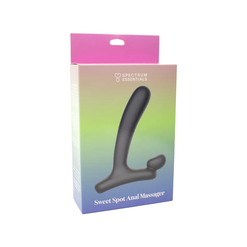 Spectrum Essentials Sweet Spot Dual Motor Rechargeable Silicone Slim Anal Vibe thumbnail 9