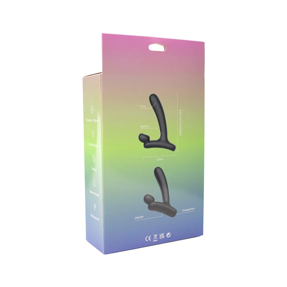 Spectrum Essentials Sweet Spot Dual Motor Rechargeable Silicone Slim Anal Vibe thumbnail 10