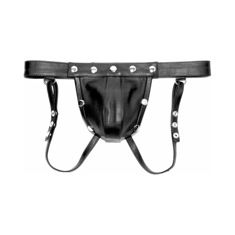 Prowler RED Leather Harness Jock Strap XL thumbnail 5