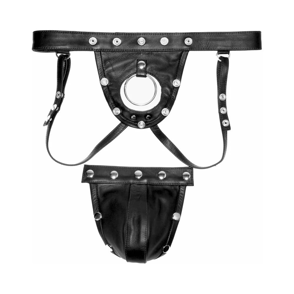 Prowler RED Leather Harness Jock Strap XL thumbnail 6