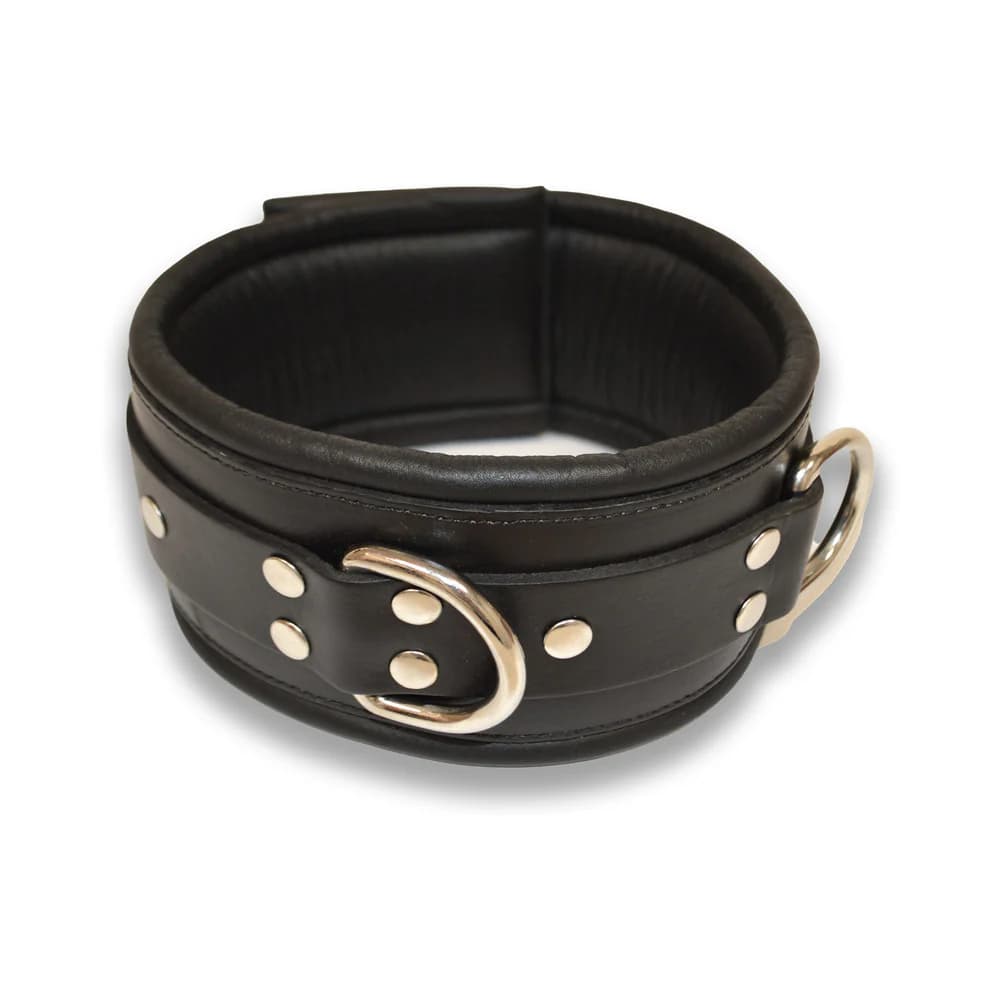 Prowler RED Leather Lockable Collar L/XL thumbnail 4