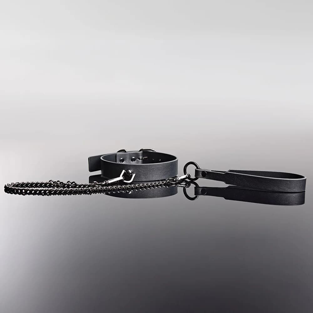 Coquette Pleasure Collar & Leash Grey thumbnail 5