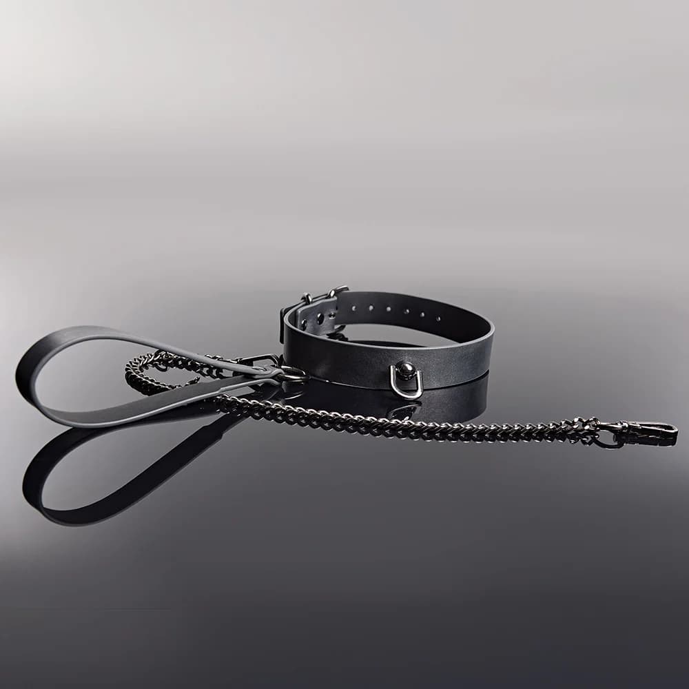 Coquette Pleasure Collar & Leash Grey thumbnail 6